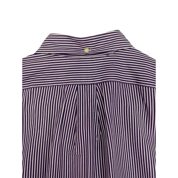 Ralph Lauren Shirt Men's Extra Large Long Sleeve Button-Down Striped Purple - Picture 3 of 11